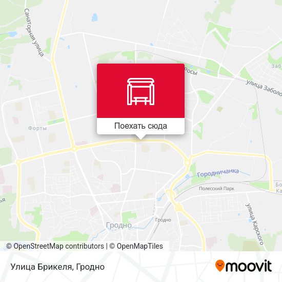 Карта Улица Брикеля