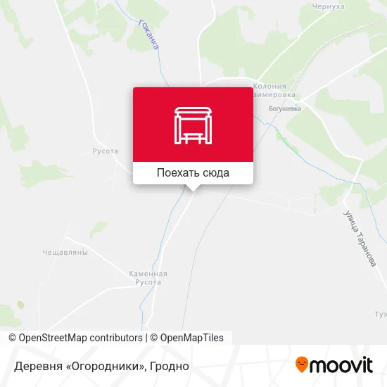 Карта Деревня «Огородники»
