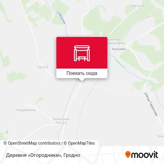 Карта Деревня «Огородники»