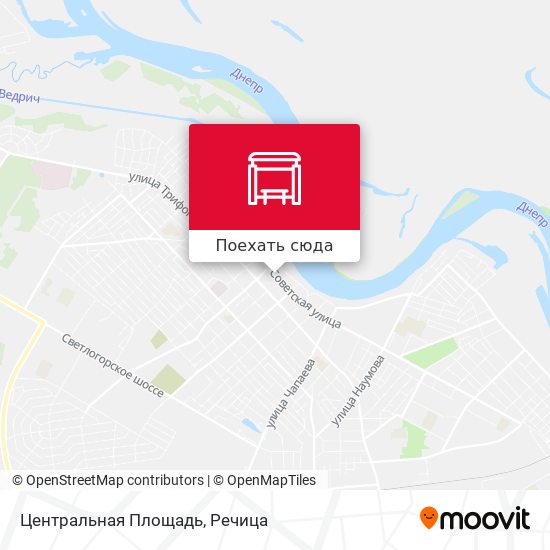 Карта Центральная Площадь