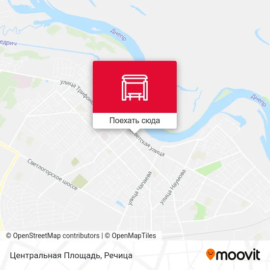 Карта Центральная Площадь
