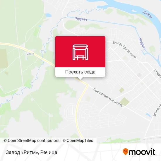 Карта Завод «Ритм»