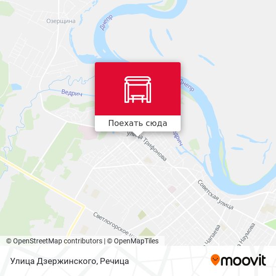 Карта Улица Дзержинского