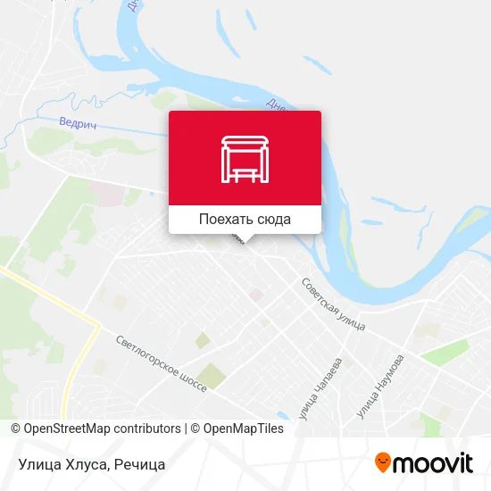 Карта Улица Хлуса