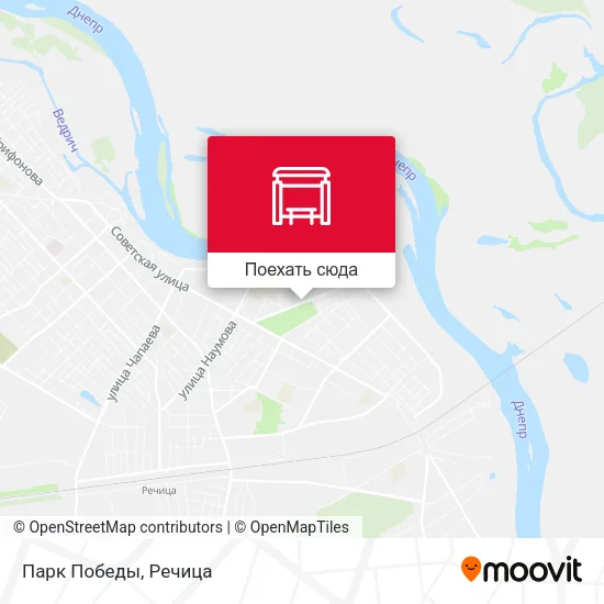 Карта Парк Победы