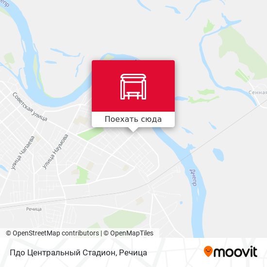 Карта Пдо Центральный Стадион