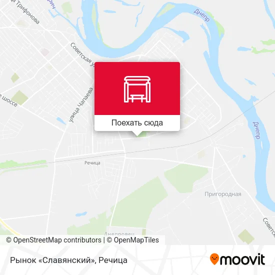 Карта Рынок «Славянский»