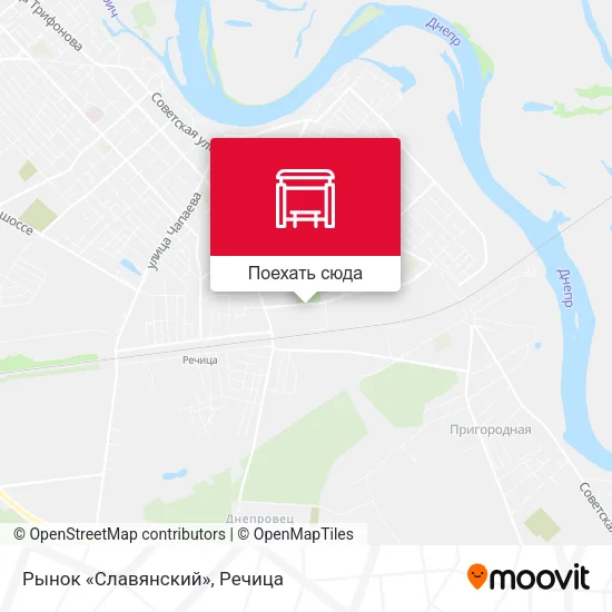 Карта Рынок «Славянский»
