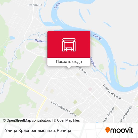 Карта Улица Краснознамённая