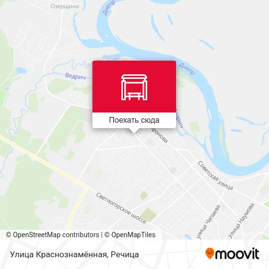Карта Улица Краснознамённая