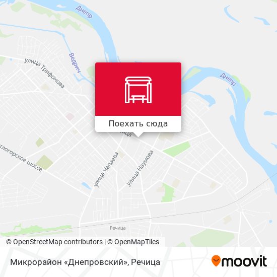 Карта Микрорайон «Днепровский»