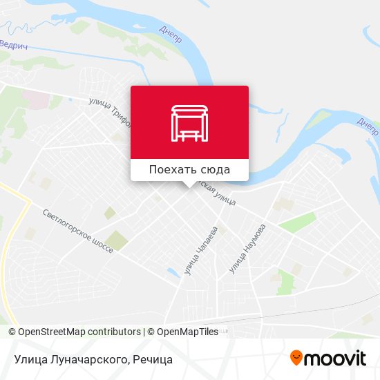 Карта Улица Луначарского