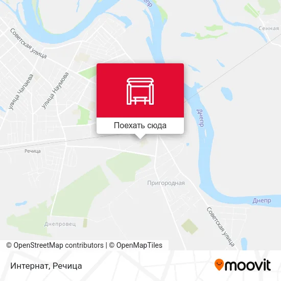 Карта Интернат