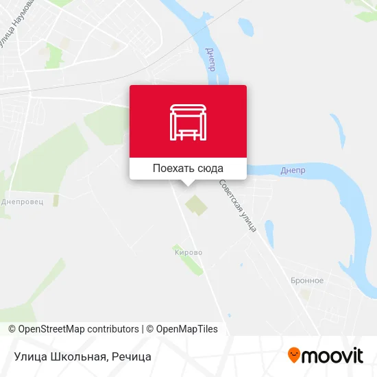 Карта Улица Школьная