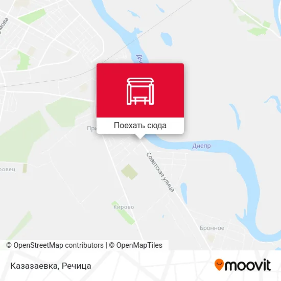 Карта Казазаевка
