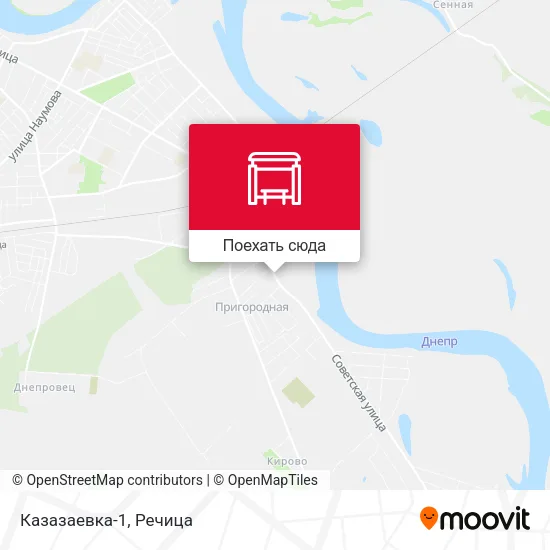 Карта Казазаевка-1