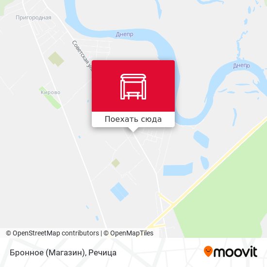 Карта Бронное (Магазин)