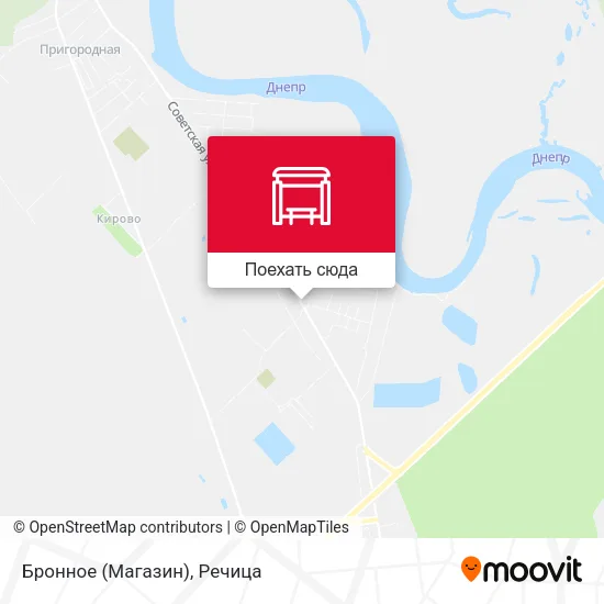 Карта Бронное (Магазин)