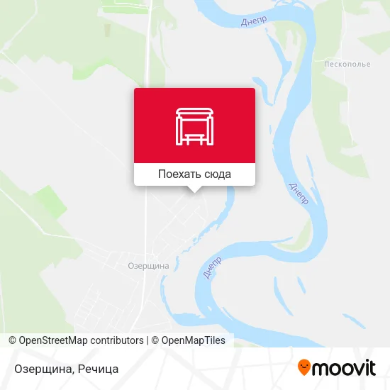 Карта Озерщина