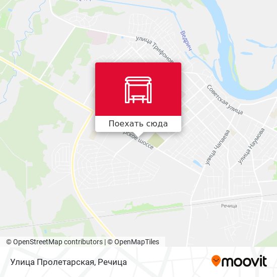 Карта Улица Пролетарская