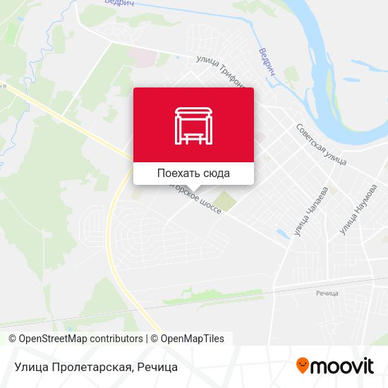 Карта Улица Пролетарская