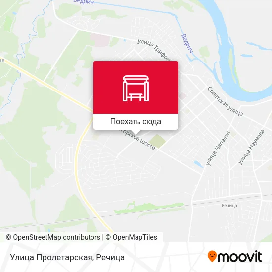 Карта Улица Пролетарская