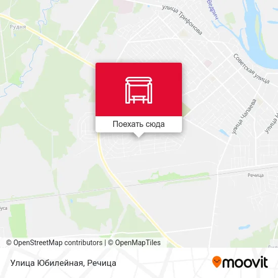 Карта Улица Юбилейная