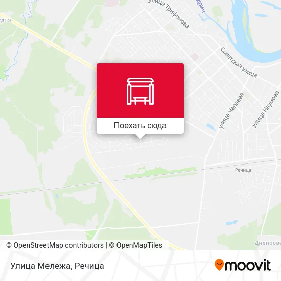 Карта Улица Мележа