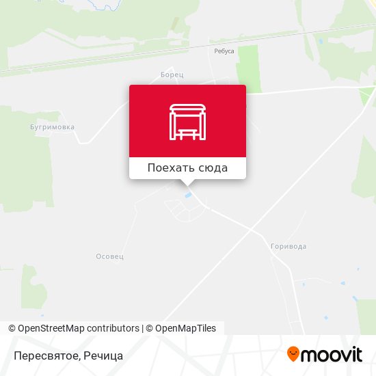Карта Пересвятое