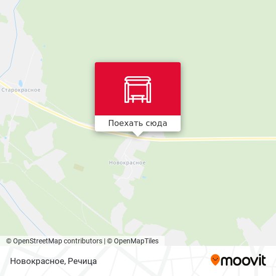 Карта Новокрасное