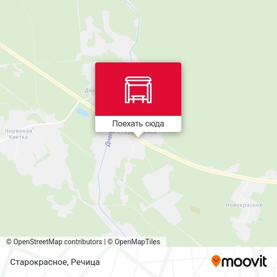 Карта Старокрасное