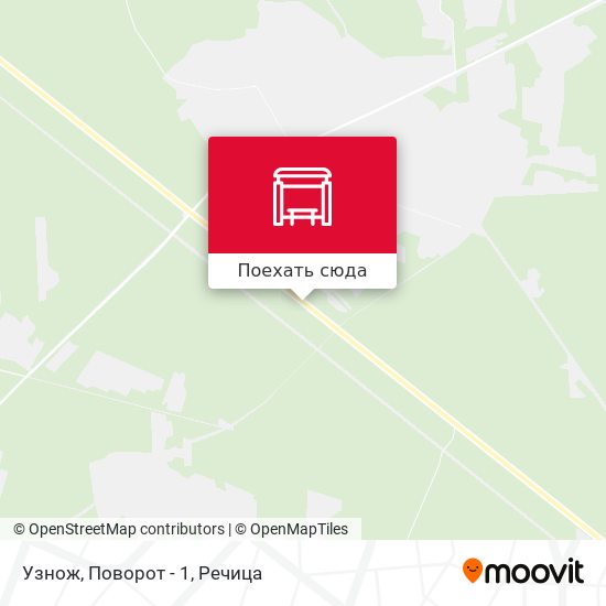 Карта Узнож, Поворот - 1