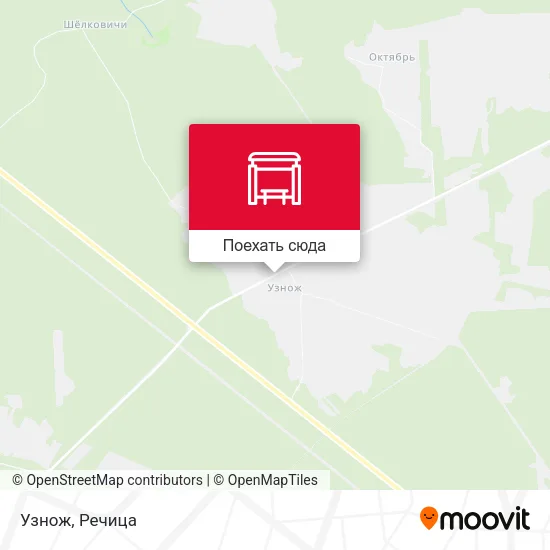 Карта Узнож