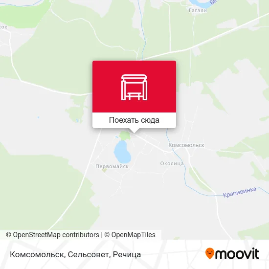 Карта Комсомольск, Сельсовет