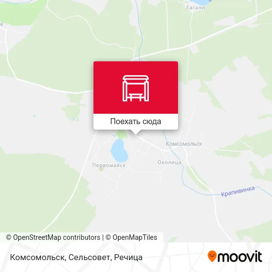 Карта Комсомольск, Сельсовет