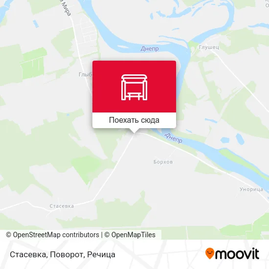 Карта Стасевка, Поворот