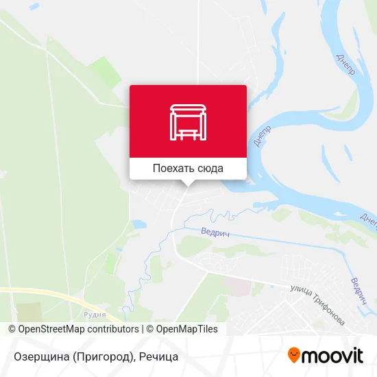 Карта Озерщина (Пригород)