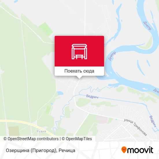 Карта Озерщина (Пригород)