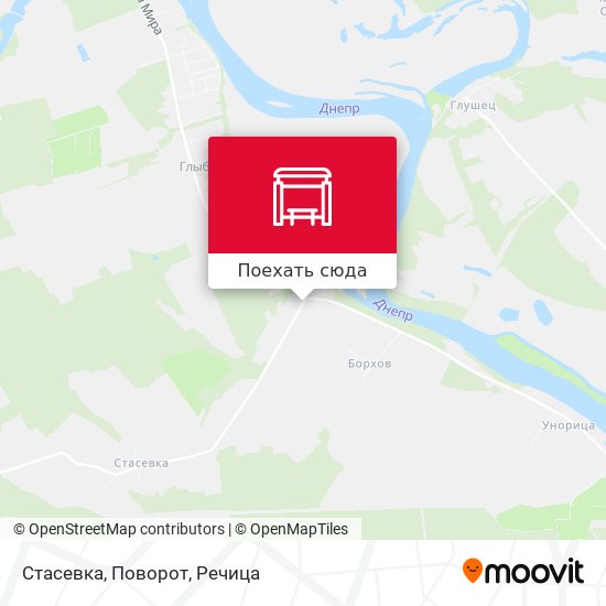 Карта Стасевка, Поворот