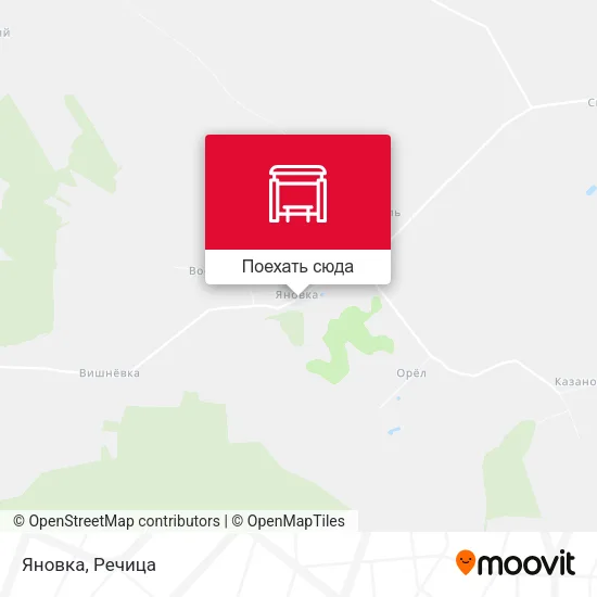 Карта Яновка