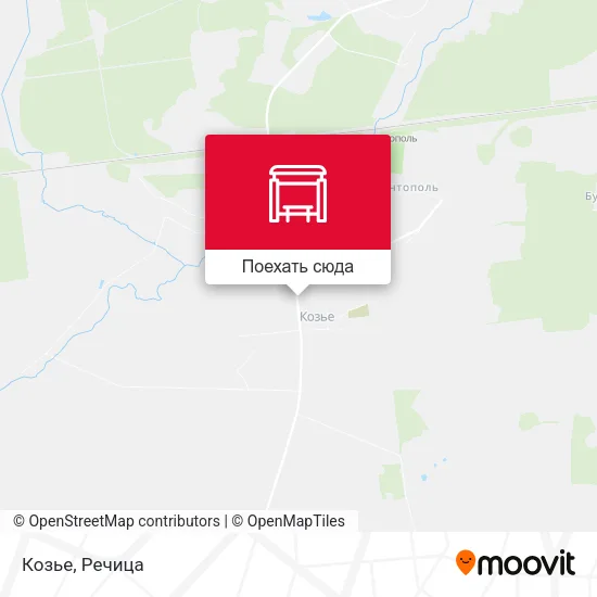 Карта Козье