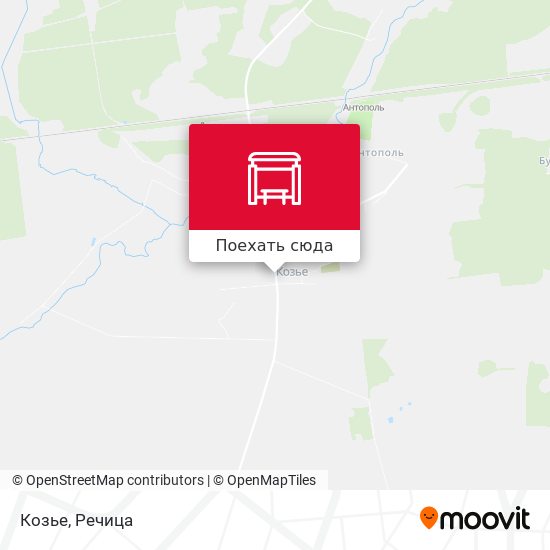Карта Козье