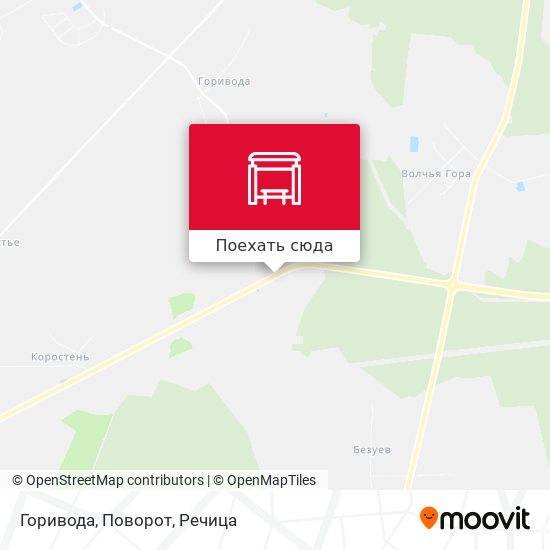 Карта Горивода, Поворот