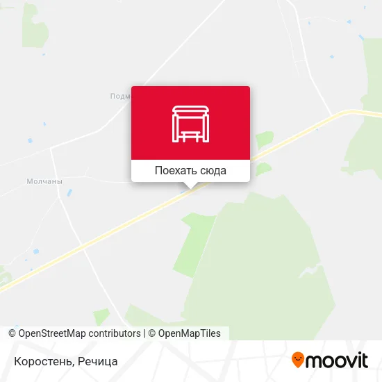 Карта Коростень