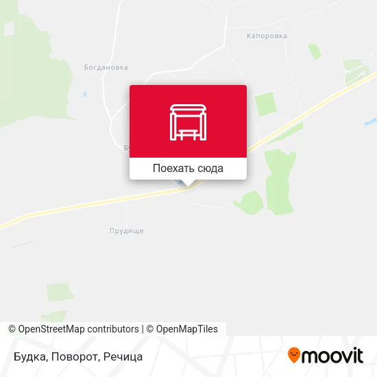 Карта Будка, Поворот
