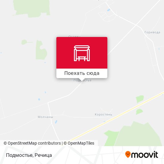 Карта Подмостье