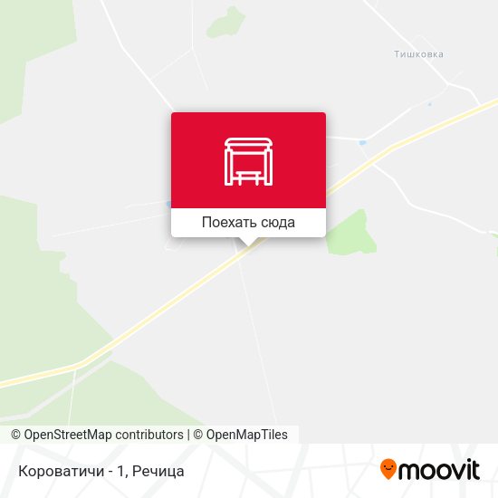 Карта Короватичи - 1