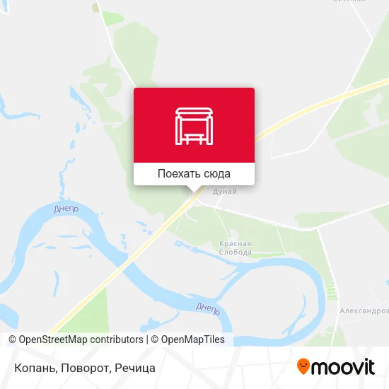 Карта Копань, Поворот