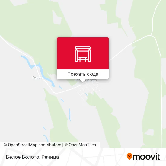 Карта Белое Болото
