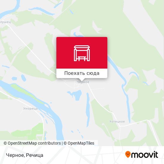 Карта Черное